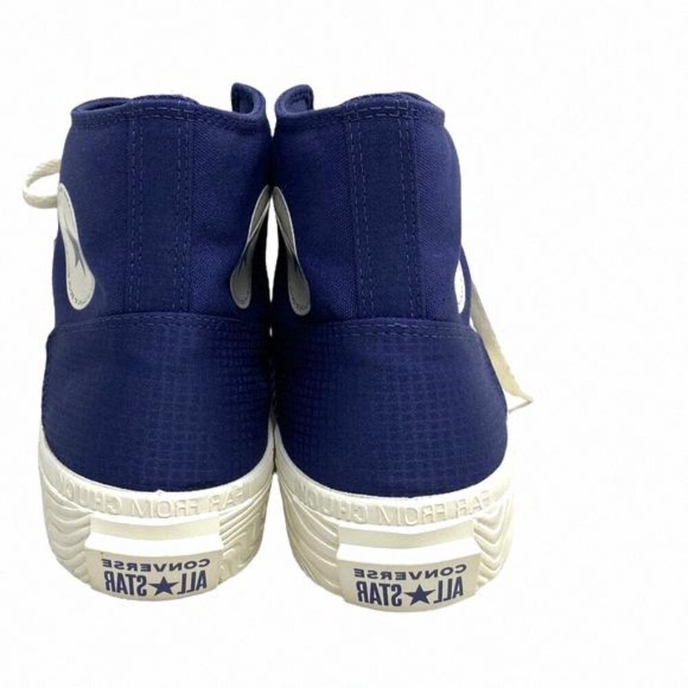 Converse Chuck Taylor High Canvas Navy White Sneakers A04529C Custom Men's Skate - Picture 8 of 10